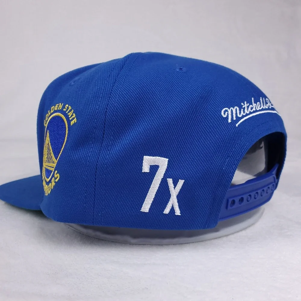 Golden State‎ Warriors Mitchell & Ness NBA Snapback Hat 3D Logo 2022 Champs NWT